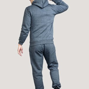 ชุดออกกำลังกายผ้าฟลีซ2ชิ้นสำหรับผู้ชายชุดออกกำลังกายผ้าคอตตอน100% ใหม่ออกแบบได้ตามต้องการ - Product Image 6