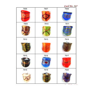 Cuentas de anillo de cristal de Murano de diseño superventas de lujo para hacer pulseras, cuentas inusuales de la mejor calidad para la fabricación de joyas - Product Image 6