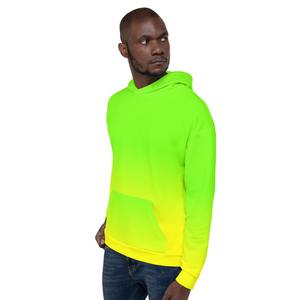 Sweat à Capuche Unisexe Vert Citron Jaune PULLOVER Style Polaire Col Capuche Sublimation Transfert Hiver Poche Sweat - Product Image 3
