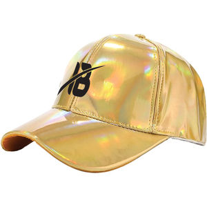 Gorras de Béisbol de Lujo Doradas de 6 Paneles, Negras, de Algodón, Sin Estructura, Estilo Dad Hat, Deportivas, Lisas, con Logotipo Bordado Personalizado para Unisex - Product Image 1
