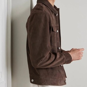 Chemises en cuir pour hommes, design et logo personnalisés, streetwear, en vente, fabriquées au Pakistan, haute qualité, best-seller, chemises en cuir véritable - Product Image 5