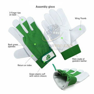 Vêtements de travail professionnels conçus pour la productivité, gants d'assemblage de qualité supérieure, fabrication artisanale dans les gants d'assemblage - Product Image 2