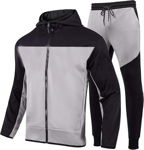 Vente chaude 2025 survêtement de vêtements de sport de costume d'échauffement de football de haute qualité personnalisé pour survêtement pour hommes, 100% coton - Product Image 1