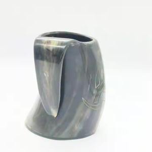 Handcrafted Natural Horn <b>Mug</b> Indian Traditional Medieval-Style Drinking Cup for Wholesale - Product Image 2