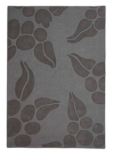 Modern Geometrical Hand Carved Texture Wool Area <b>Rug</b> Taupe 100% Wool Eco-Friendly High-Low Design Hand Loom Cotton Backing Set - Product Image 2