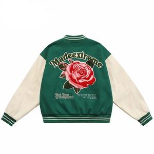 Chaqueta deportiva de algodón para hombre, apliques bordados, Letterman, bicicleta, caballo, diseño universitario, chaqueta para montar en motocicleta de talla grande - Product Image 2