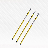 JIUBAI JBHT Barres isolantes télescopiques triangulaires en fibre de verre haute tension 35KV 70KN Hot Stick