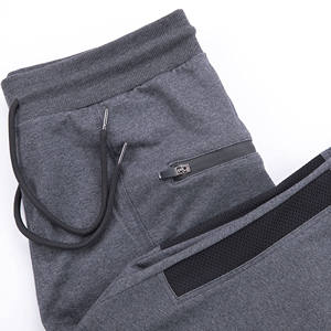 2025 pantalons de survêtement avec cordon coupe-vent coton éponge survêtement hommes pantalons couleur unie survêtement pantalon tricoté poche hommes pantalons - Product Image 6