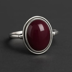 Bague rubis ovale de meilleure qualité, fabriquée à la main, magnifique bijou en pierres précieuses pour renforcer la confiance ou la passion, disponible à bon prix - Product Image 3