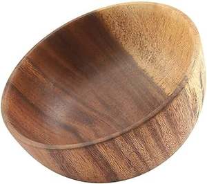 Cuenco de madera personalizado de diseño Premium, cuenco de madera duradero hecho a mano para servir, precio de fábrica, cuenco PARA CENA DE fiesta de boda, gran calidad - Product Image 6