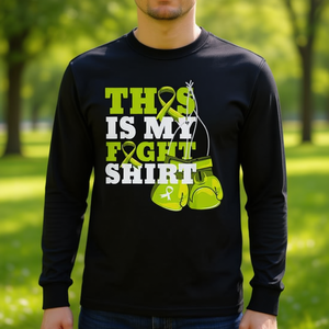 Camiseta de Manga Larga Resistente 'This Is My Fight', Producto Promocional de Apoyo a la Lucha Contra el Linfoma - Product Image 3