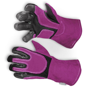 Gants de travail ignifuges pour travaux de construction industrielle Gants de soudage TIG/Mig en cuir de vachette de qualité supérieure avec logo personnalisé - Product Image 4