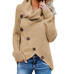 Meilleure qualité pull femmes automne hiver couleur différentes femmes col en V chandails en gros femmes chandails taux de gros - Product Image 2