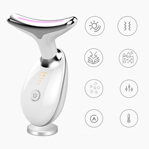 Masseur facial à <span class=keywords><strong>micro</strong></span>-<span class=keywords><strong>courant</strong></span> professionnel pour usage domestique, pour les rides du cou, appareil de raffermissement et de lifting de la peau pour le visage et le cou - Product Image 3