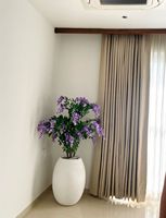 Pot Bunga FRP (Fiber Glass) Berkualitas Tinggi, Ukuran Besar, dengan Lubang Drainase, Ramah Lingkungan, Finishing Rustic, Desain Klasik untuk Rumah