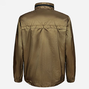 Chaqueta cortavientos deportiva impermeable de talla grande al por mayor, chaqueta cortavientos para exteriores para hombre, chaqueta cortavientos DE MATERIAL PERSONALIZADO - Product Image 4