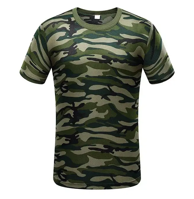 Nieuwe Amerikaanse Outdoor Camouflageshirts Bedrukt Lichtgewicht Consul Tactisch Sneldrogend T-Shirt Met Korte Mouwen