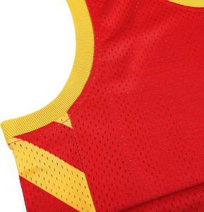 Camiseta Deportiva de Baloncesto de Malla para Hombre, Cuello en V, Estilo Hip Hop, Camiseta sin Mangas para Fanáticos - Product Image 3