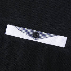 Polos personnalisés pour hommes chemise de golf boutonnée respirante de grande taille à manches courtes polos décontractés pour hommes grands et ajustés - Product Image 2