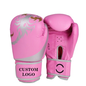 Gants de boxe avec logo personnalisé Entraînement professionnel Gants de boxe de combat économes 100% cuir véritable - Product Image 3