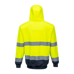 Ropa de Trabajo Industrial de Construcción, Talla Grande, Ligera, Clase 2, Alta Visibilidad, Fluorescente, Poliéster, Certificación CE, Sudadera con Capucha de Seguridad - Product Image 5