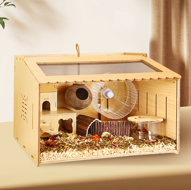Photo inspiration: Picture Idea: Wholesale Hamster House Wooden Acrylic Plastic Large Space DIY Breed
