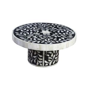 Soporte de pastel floral con incrustaciones de hueso hechas a mano, precio al por mayor, utensilios de cocina para jardín y hogar, utensilios para hornear rectangulares de tamaño personalizado - Product Image 1