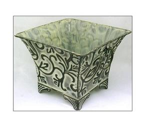 Jardinière en métal antique Support de plateau intérieur décoratif de qualité supérieure Design personnalisé pour la maison Hôtel Jardin Utilisation Style antique - Product Image 5