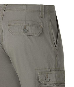 Pantalones de hombre Cargo Oxford con logotipo personalizado de alta calidad, pantalones de hombre transpirables con cintura elástica informales de nuevo estilo lavado oscuro al por mayor - Product Image 5