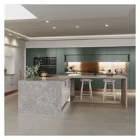 Estante compacto de luxo para cozinha, prateleira moderna para armário e cozinha, conjunto de unidades compactas
