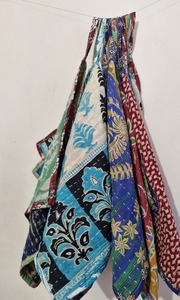 Paños de Cocina Kantha 100% Algodón Puro, Diseño Floral Bordado, Textiles para el Hogar, Impresión Personalizada, Desechables, Último Modelo - Product Image 3