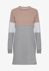 Trendy Drop Shoulder Wholesale Manufacturer 100% Cotton Blank Color Ladies <b>Dress</b> Full Sleeve Casual <b>Dresses</b> t shirts <b>Women</b> - Product Image 4