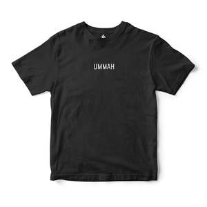 Chemise à manches courtes style minimaliste avec inscription Ummah - Product Image 2