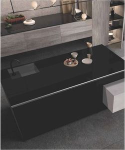 Export Quality Artificial Quartz Stone Slab with Custom Design for Worldwide Projects - Product Image 2