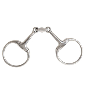 Bridon à double articulation Eggbutt pour l'équitation, embout poli et lisse, équipement équestre vétérinaire pour chevaux - Product Image 6
