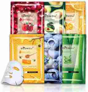 2025 vente chaude 25mL meilleure qualité masque en feuille de fruits biologiques pour tous les Types de peau offre d'été en prix de gros 2025 Offre Spéciale - Product Image 1