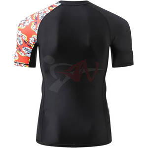 Camiseta de Manga Corta con Protección Solar, Diseño Flexible y Transpirable para Entrenamiento y Uso al Aire Libre - Product Image 3