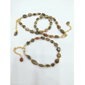 Hecho a mano personalizado Boho Yoga pulsera caoba Natural obsidiana Feng Shui mascota estilo personalizable tamaño regalos - Product Image 2