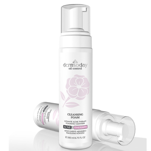 Espuma Limpiadora para el Tratamiento del Acné Dermoday 200ml - Limpiador Facial con Ácido Salicílico para Piel Grasa y Propensa al Acné - Product Image 2