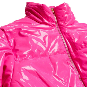 WOMENS <b>CROPPED</b> <b>PUFFER</b> <b>JACKET</b> MODERN QUILTED DESIGN WINTER WARM COAT PUFFY OUTERWEAR STREET STYLE CUSTOM APPAREL MANUFACTURER - Product Image 4