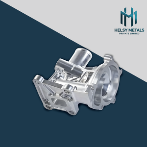 Composant à bride multi-axes en alliage d'aluminium VMC, haute résistance, avec ports cylindriques de précision pour le contrôle des fluides - Product Image 5