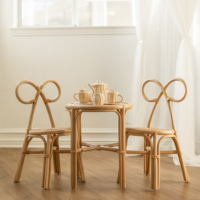 Chaises en rotin mignonnes pour enfants, événements festifs pour enfants, meubles pour bébés, chaises en rotin adorables pour tout-petits