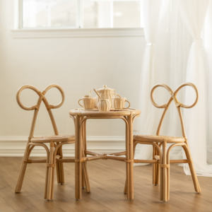 Chaises en rotin mignonnes pour enfants, événements festifs pour enfants, meubles pour bébés, chaises en rotin adorables pour tout-petits - Product Image 4