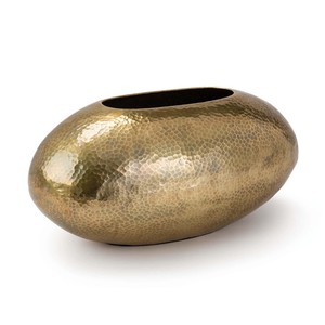 Florero moderno hecho a mano para plantas, macetas decorativas de aluminio, florero de mesa chapado en oro para decoraciones del hogar y el jardín - Product Image 5