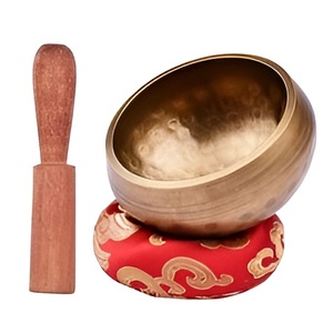 Elegante cuenco de latón Himalaya estilo tibetano cuenco de canto para maestro curación y Yoga meditación cuenco de sonido de luna llena - Product Image 4