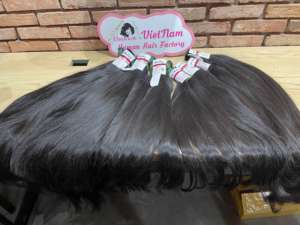 Productos exportados de Vietnam, venta al por mayor, extensión de cabello a granel alineada con cutícula vietnamita cruda para la salud de un donante - Product Image 6