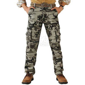 Pantalón cargo personalizado con logotipo impreso, éxito de ventas, Pantalón cargo personalizado de alta calidad para hombre hecho en algodón - Product Image 1