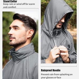 Chándal de lluvia para hombres con contraste de colores, diseño personalizado, venta al por mayor, chándal de lluvia para hombres de calidad superior para venta en línea - Product Image 4