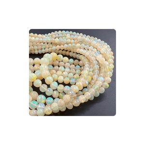 Perles de Boule Facettées en Opale Éthiopienne Premium Taille Personnalisée Naturelle pour la Fabrication de Bijoux - Product Image 3