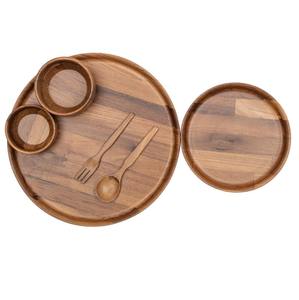 Ensemble de vaisselle en bois artisanal, best-seller, bois naturel, pour hôtels, cafés et maisons, disponible au prix d'exportation - Product Image 3